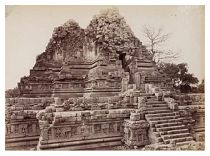 Noord zijde van de Shiva tempel, Prambanan, Céphas, 1889-1890